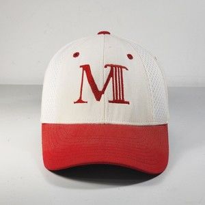 Richardson PTS Baseball Hat White Cream Red Size 14 MED / LG